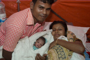 The miracle of Life in our MOAS Aid Station in Shamlapur, Bangladesh